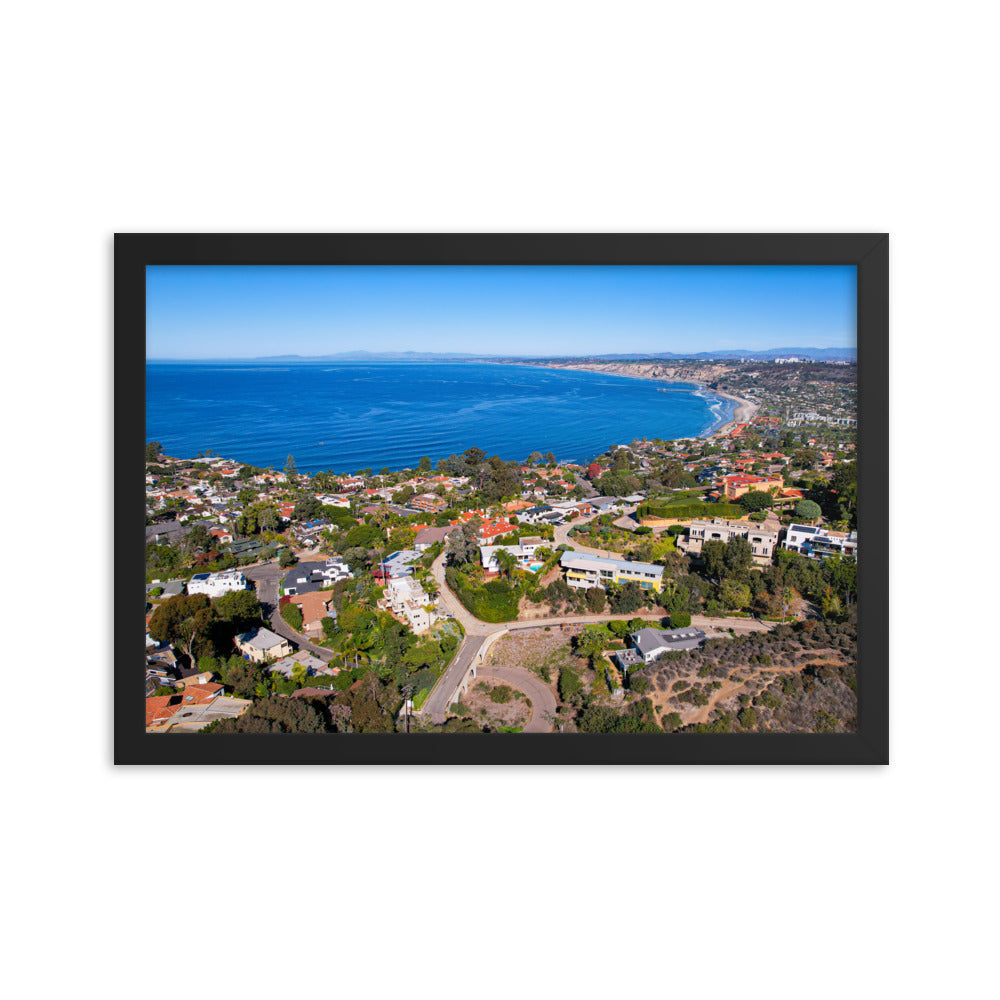 La Jolla Bay Framed poster