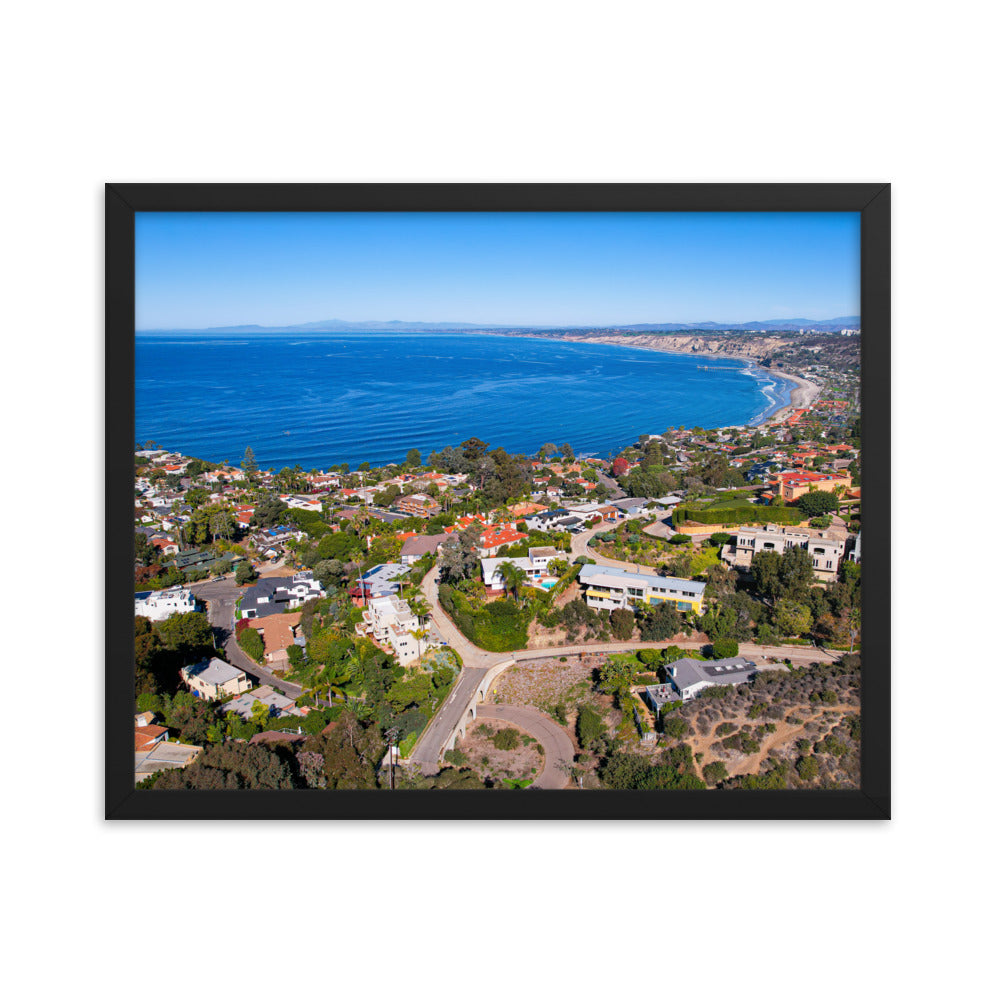 La Jolla Bay Framed poster