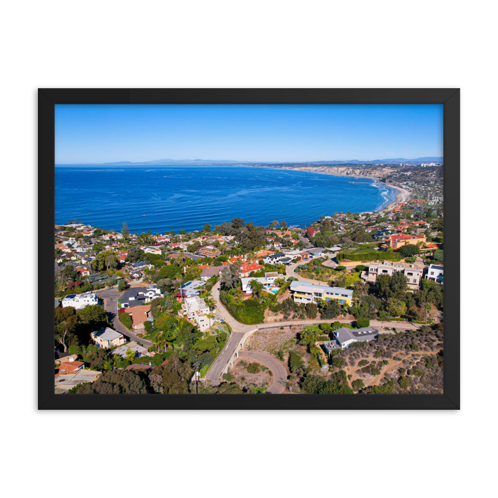 La Jolla Bay Framed poster