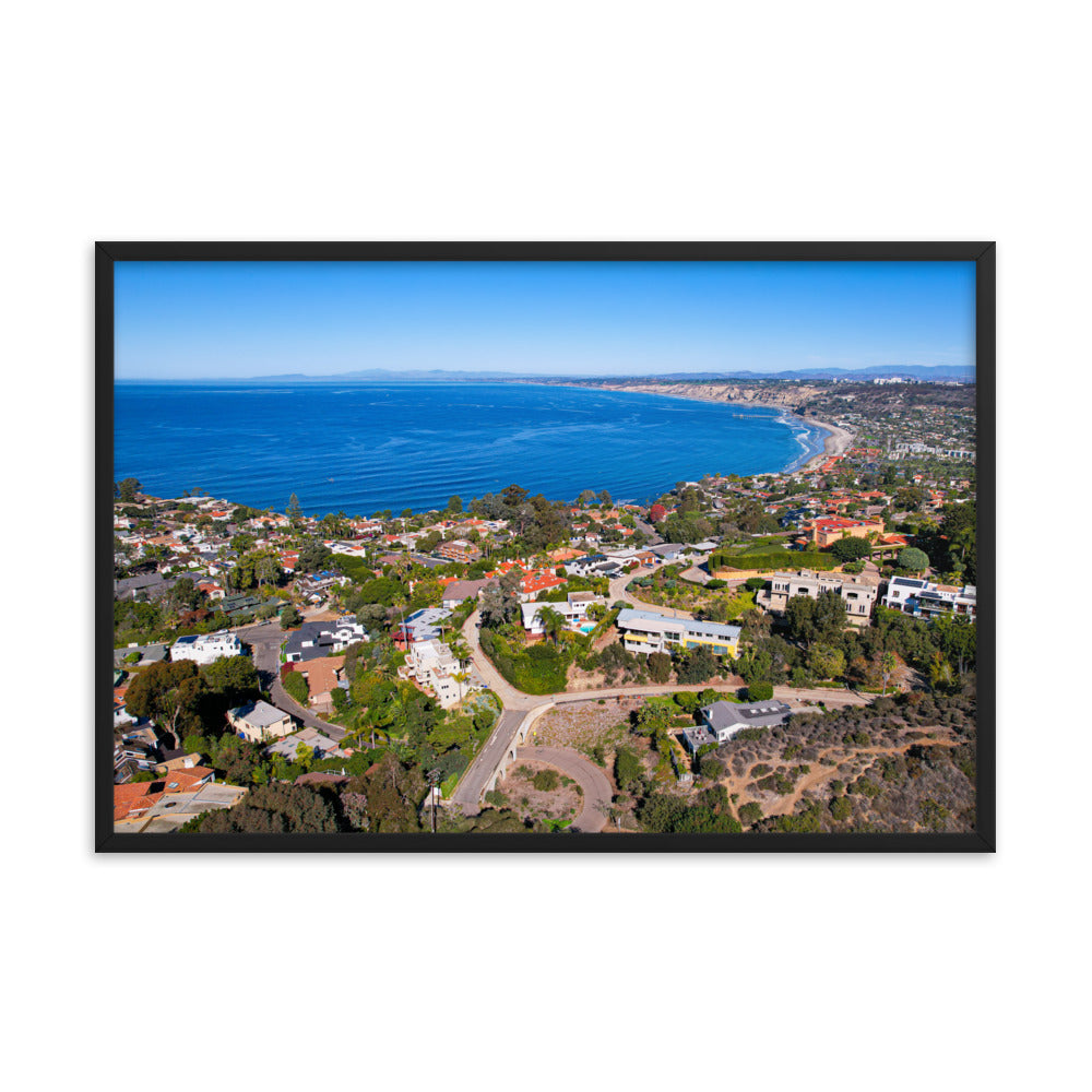 La Jolla Bay Framed poster