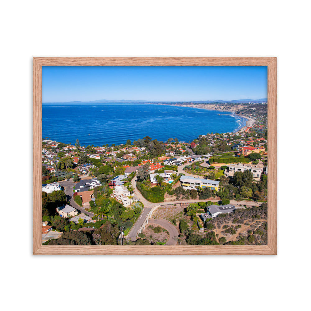 La Jolla Bay Framed poster