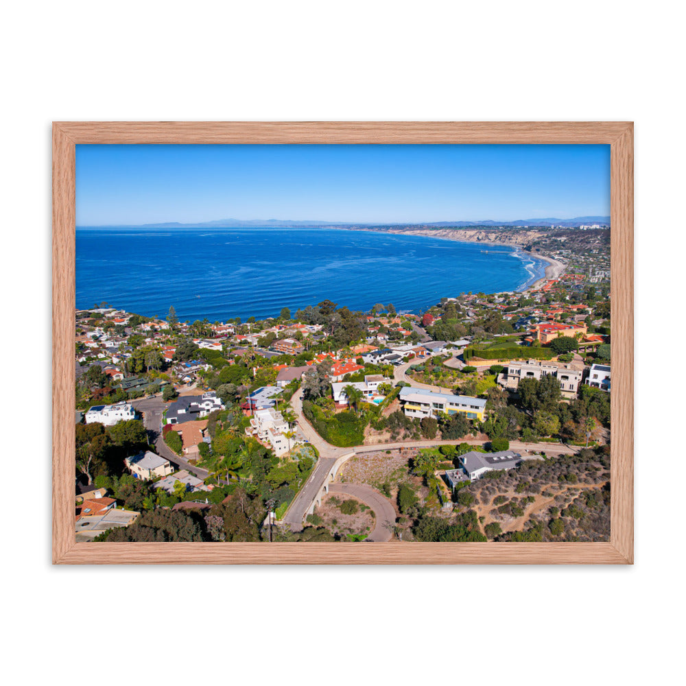 La Jolla Bay Framed poster