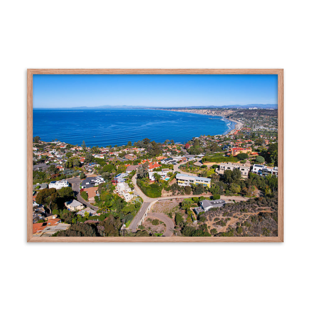 La Jolla Bay Framed poster