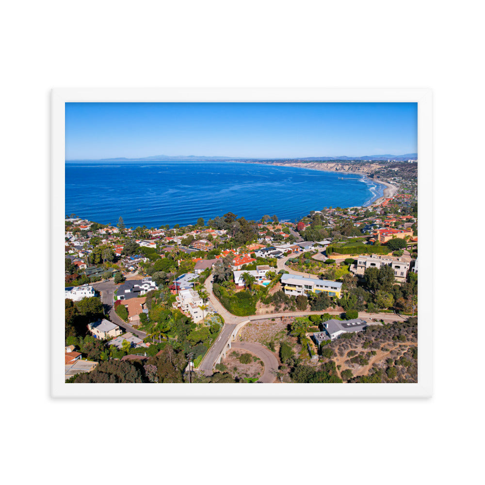 La Jolla Bay Framed poster