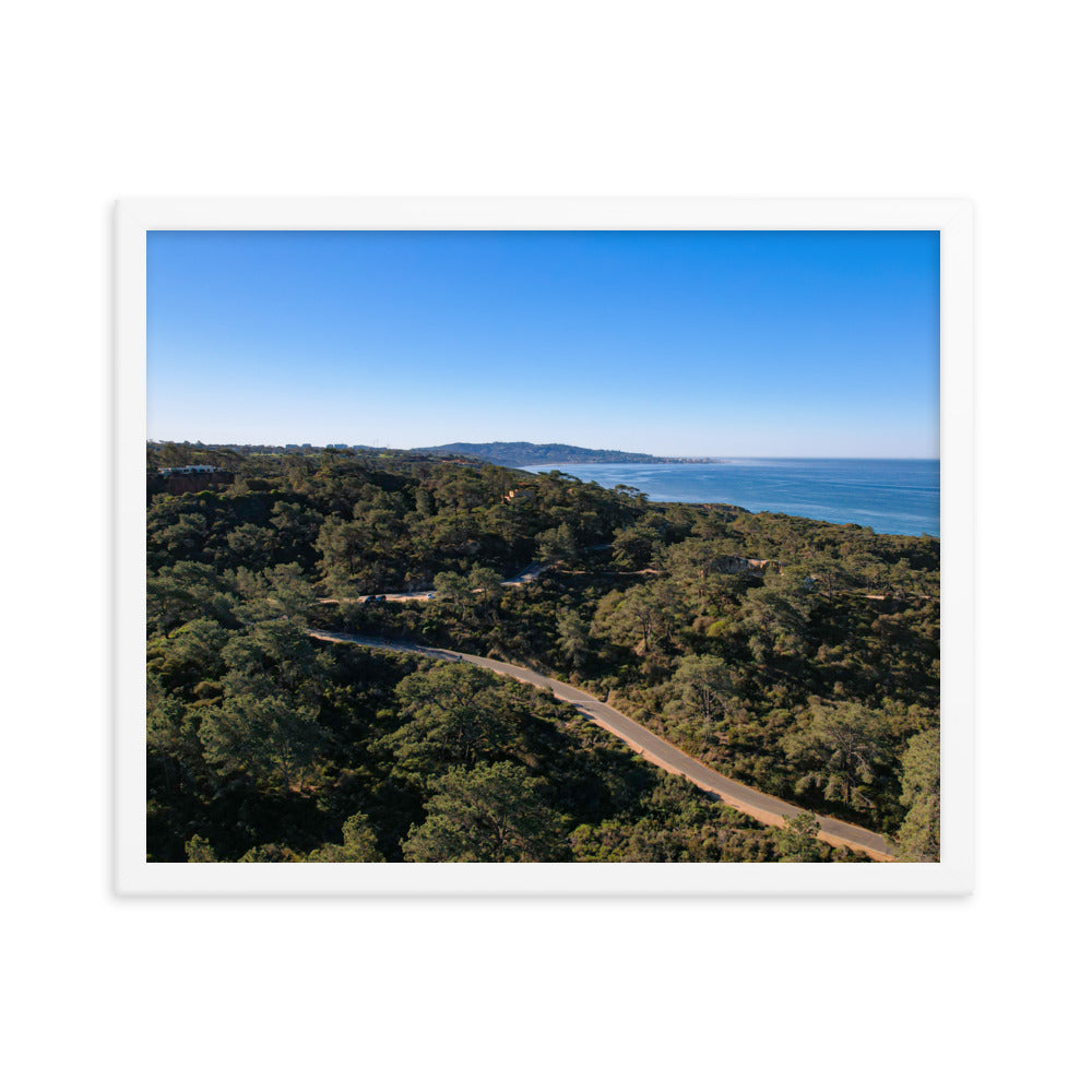 Road To Torrey Pines Framed poster